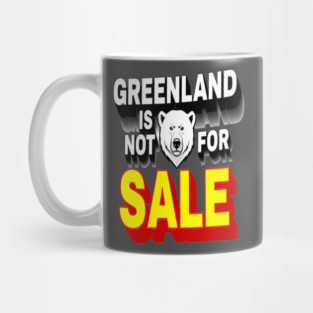 Vintage Greenland is Not for Sale Mug