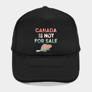 Vintage Canada Is Not For Sale Beaver T-Shirt - Distressed Retro Design Hat