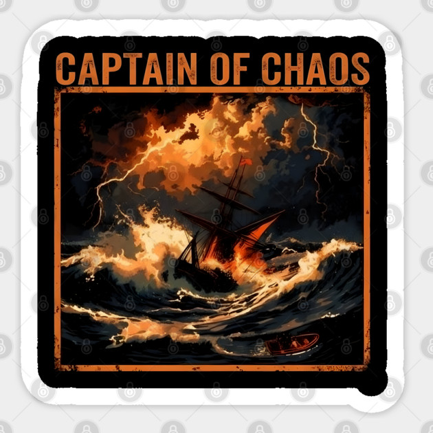 I-Run-A-Tight-Shipwreck Sticker by dtr_art