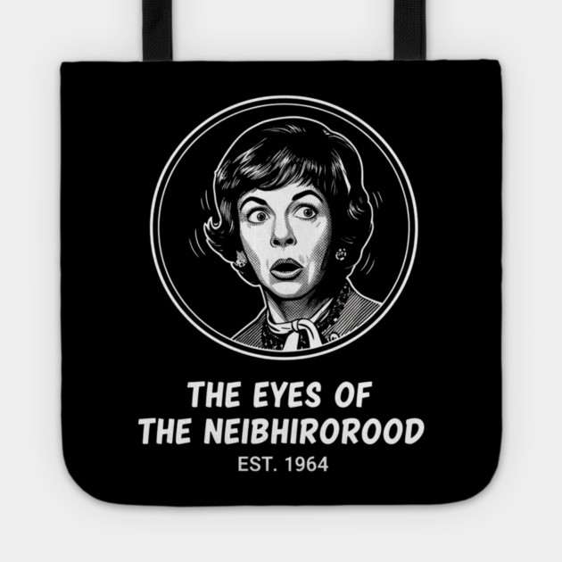 Gladys-Kravitzs-Neighborhood-Watch Tote by dtr_art