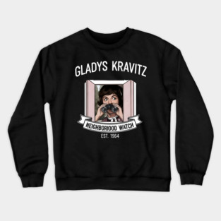 Gladys-Kravitzs-Neighborhood-Watch Crewneck Sweatshirt