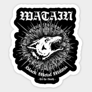 Watain Band Sticker