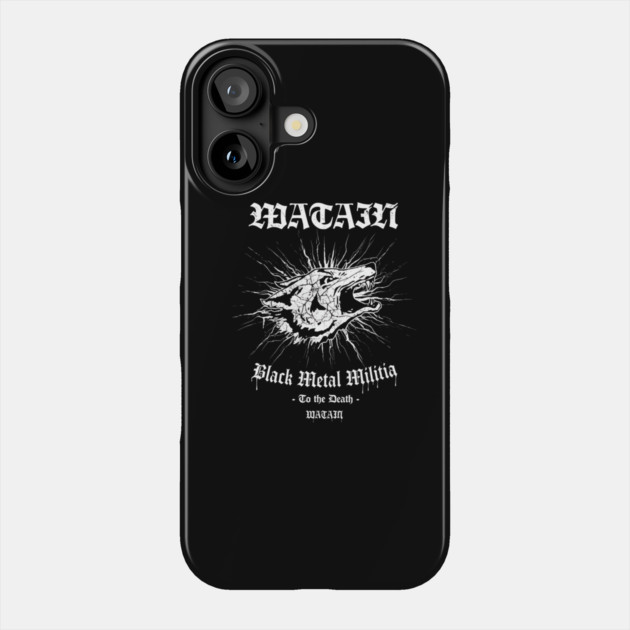 Watain Band Phone Case by dtr_art