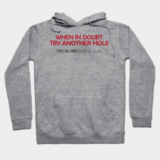When in Doubt Inappropriate Tech Humor Hoodie