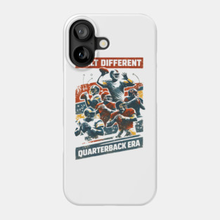 Built Different Quarterback Era Vintage Football Phone Case