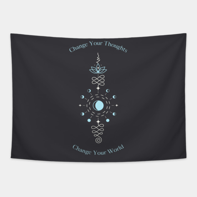 Change Your Thoughts Tapestry by Jerry