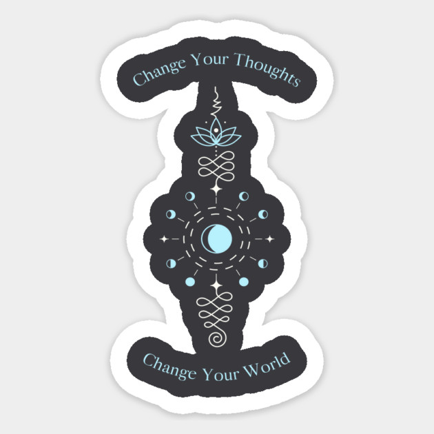 Change Your Thoughts Sticker by Jerry