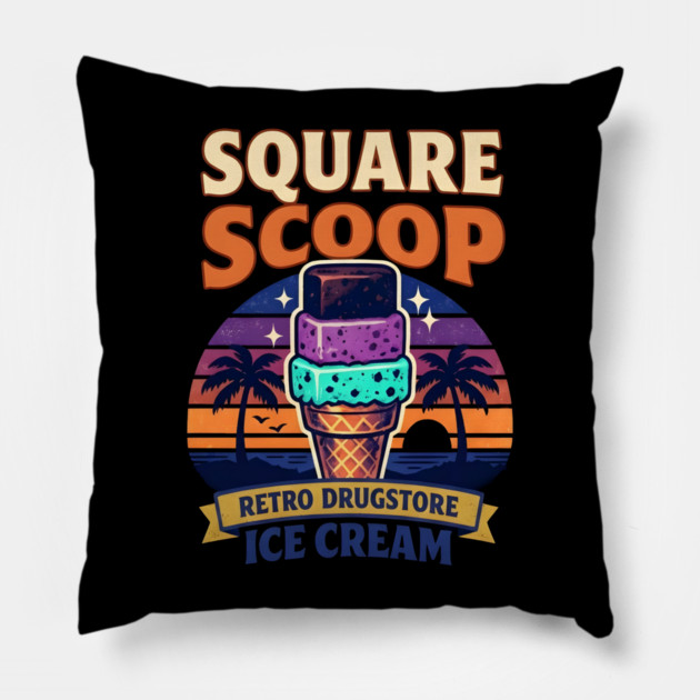 Thrifty Ice Cream Since 1940 Pillow by dtr_art