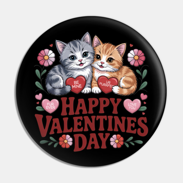 Happy Valentines Day - For Cat Lovers Pin by Pete the Cat Guy
