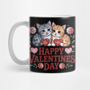 Happy Valentines Day - For Cat Lovers Mug