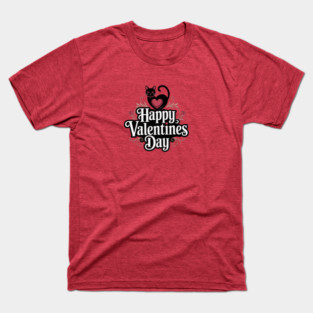 Happy Valentines Day - For Cat Lovers T-Shirt