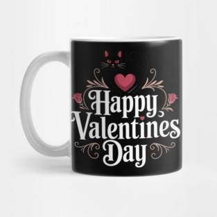 Happy Valentines Day - For Cat Lovers Mug