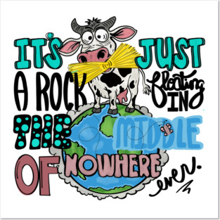 Rock in the middle of no where Posters and Art