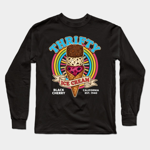 Thrifty Ice Cream Since 1940 Long Sleeve T-Shirt by dtr_art