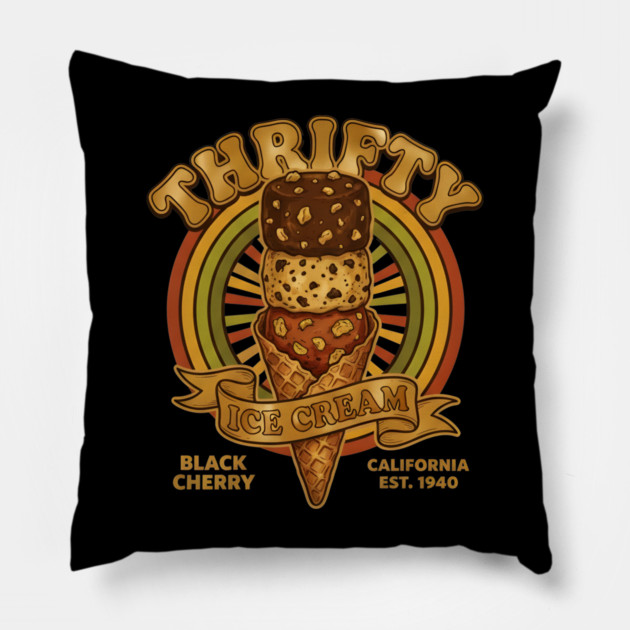 Thrifty Ice Cream Since 1940 Pillow by dtr_art