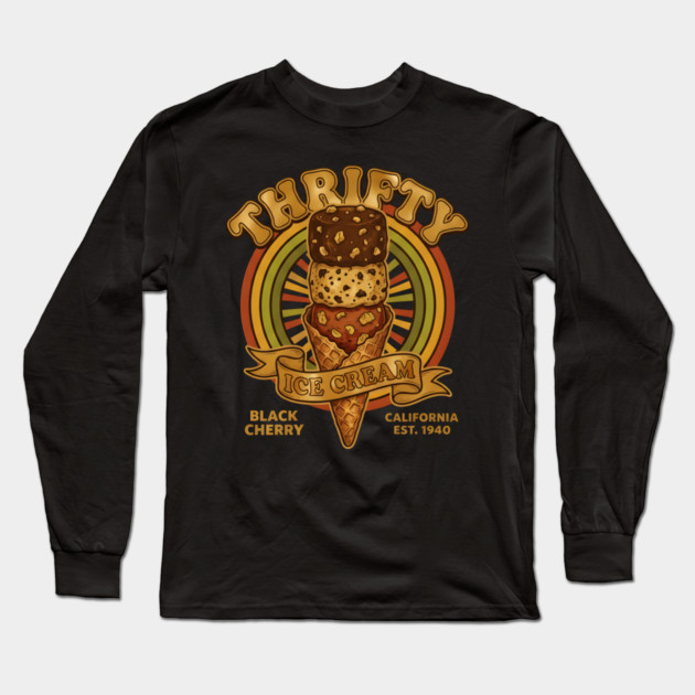 Thrifty Ice Cream Since 1940 Long Sleeve T-Shirt by dtr_art