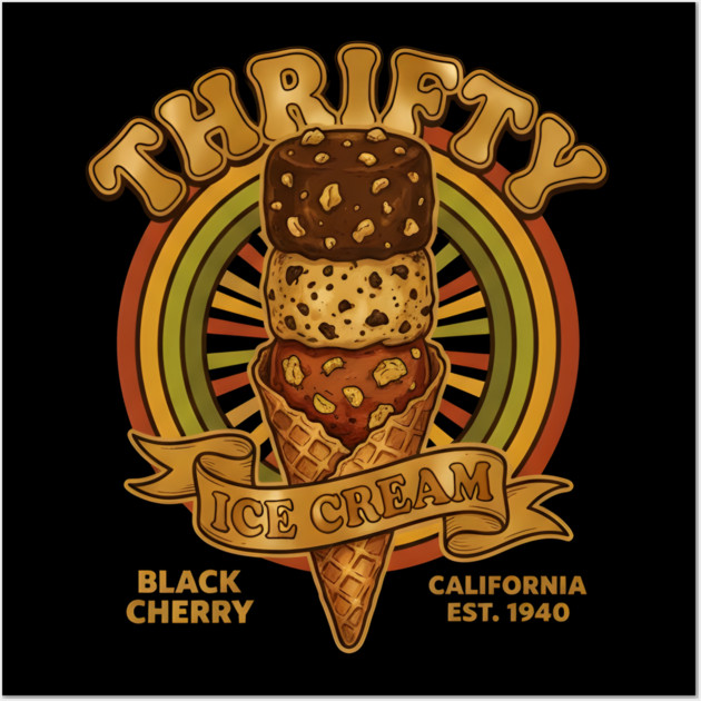 Thrifty Ice Cream Since 1940 Wall Art by dtr_art