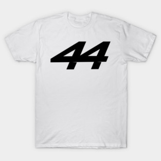 Lewis Hamilton 44 - 2026 Driver Number Black T-Shirt