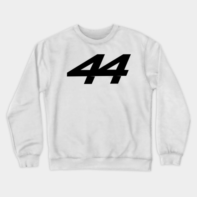Lewis Hamilton 44 - 2026 Driver Number Black Crewneck Sweatshirt by krynxr@gmail.com