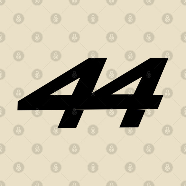 Lewis Hamilton 44 - 2026 Driver Number Black by krynxr@gmail.com