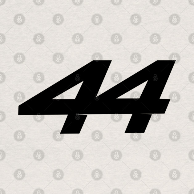Lewis Hamilton 44 - 2026 Driver Number Black by krynxr@gmail.com
