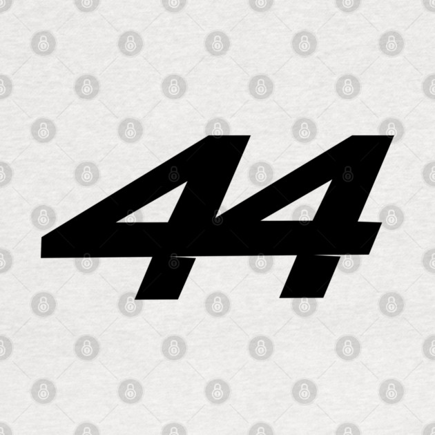 Lewis Hamilton 44 - 2026 Driver Number Black by krynxr@gmail.com