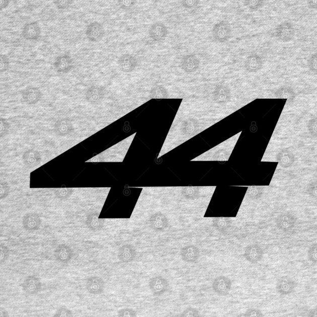 Lewis Hamilton 44 - 2026 Driver Number Black by krynxr@gmail.com