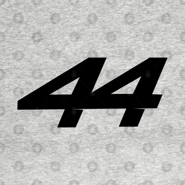 Lewis Hamilton 44 - 2026 Driver Number Black by krynxr@gmail.com