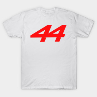 Lewis Hamilton 44 - 2026 Driver Number Red T-Shirt
