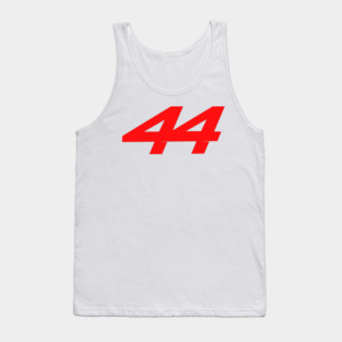 Lewis Hamilton 44 - 2026 Driver Number Red Tank Top