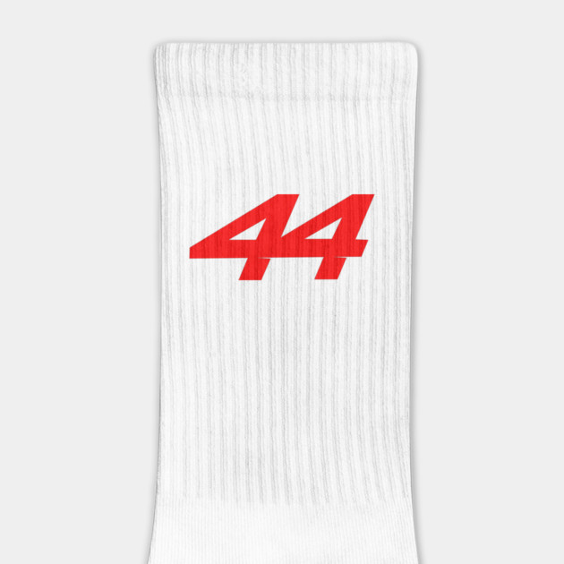 Lewis Hamilton 44 - 2026 Driver Number Red by krynxr@gmail.com