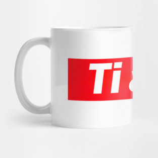 Ti Amo Italian Love Quote Simplistic Word Art Mug