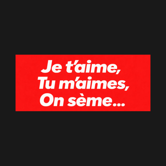 French Love Minimalist Expression Celebration by Art2Wear