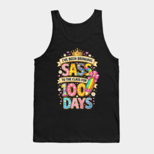 I've Been Bringing Sass To The Class For 100 Days Teacher Back To School Tank Top