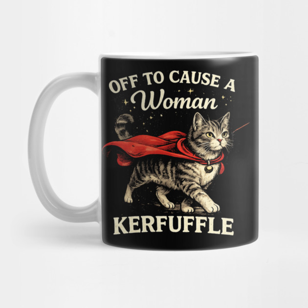 Off To Cause A Woman Kerfuffle Cat by ArtistTee ⭐⭐⭐⭐⭐