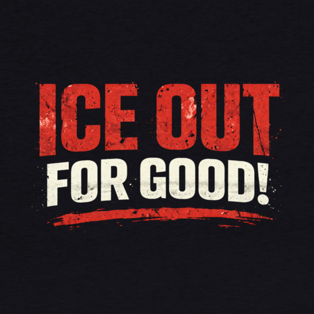 Ice Out For Good Hockey Fan Gift by ArtistTee ⭐⭐⭐⭐⭐