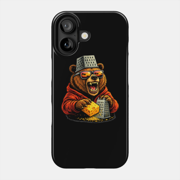Bear Grater Cheese Lover Funny Bear Grateful Dead Fan Phone Case by ArtistTee ⭐⭐⭐⭐⭐