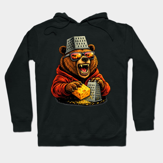 Bear Grater Cheese Lover Funny Bear Grateful Dead Fan Hoodie by ArtistTee ⭐⭐⭐⭐⭐