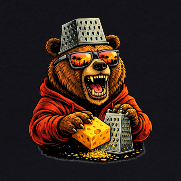Bear Grater Cheese Lover Funny Bear Grateful Dead Fan by ArtistTee ⭐⭐⭐⭐⭐