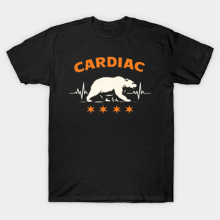 Cardiac Bear Lifeline Support For Nurses T-Shirt