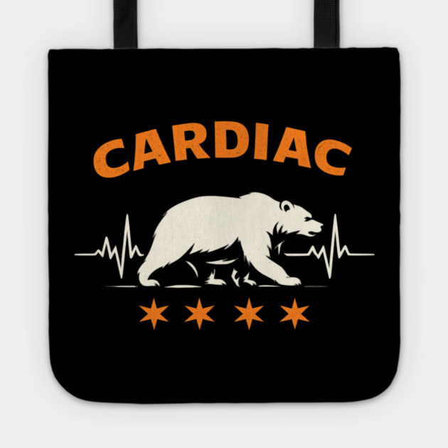 Cardiac Bear Lifeline Support For Nurses Tote by ArtistTee ⭐⭐⭐⭐⭐