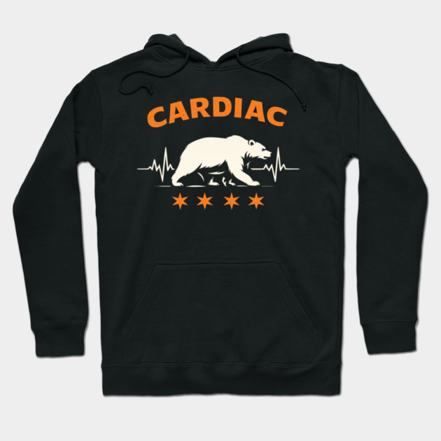 Cardiac Bear Lifeline Support For Nurses Hoodie by ArtistTee ⭐⭐⭐⭐⭐