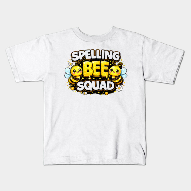 Spelling Bee Squad Teacher Student Elementary School Kids T-Shirt by ArtistTee ⭐⭐⭐⭐⭐