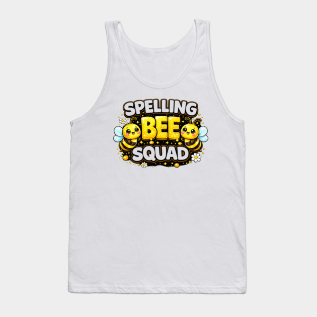 Spelling Bee Squad Teacher Student Elementary School Tank Top by ArtistTee ⭐⭐⭐⭐⭐