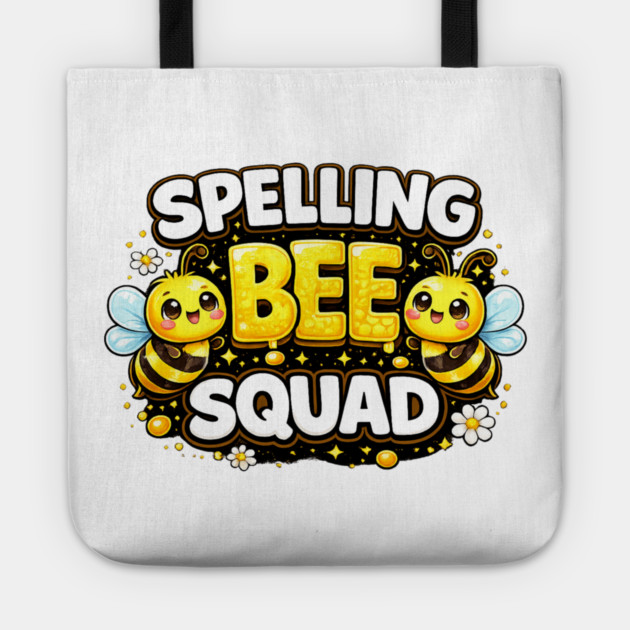 Spelling Bee Squad Teacher Student Elementary School Tote by ArtistTee ⭐⭐⭐⭐⭐