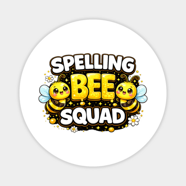 Spelling Bee Squad Teacher Student Elementary School Magnet by ArtistTee ⭐⭐⭐⭐⭐