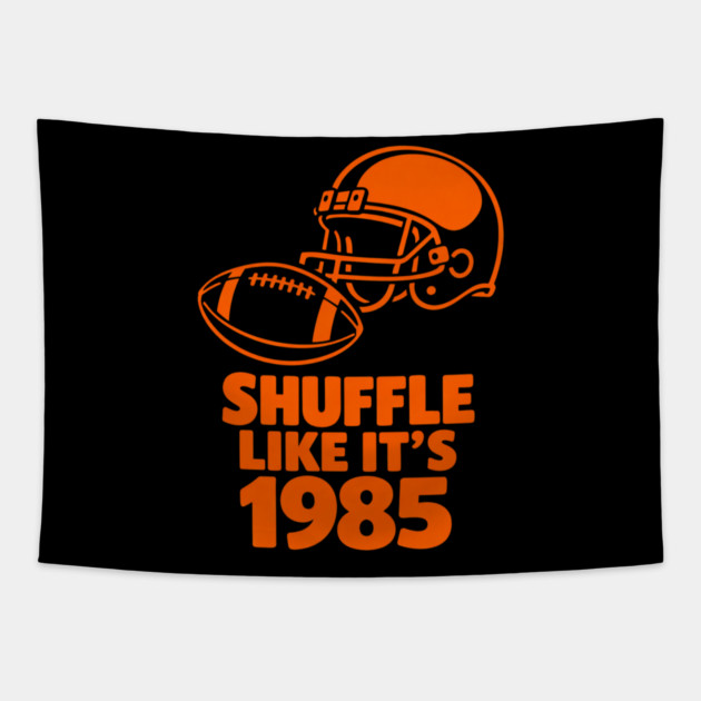 Shuffle Like It's 1985 Football Fan Tapestry by ArtistTee ⭐⭐⭐⭐⭐
