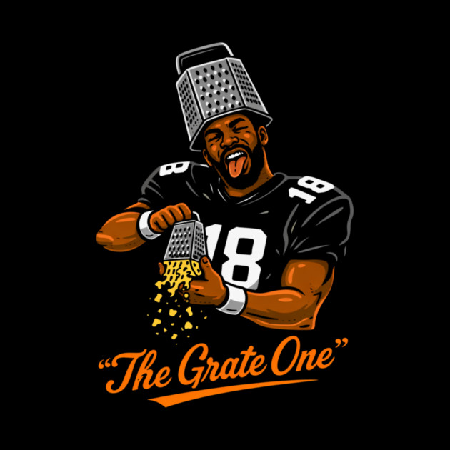 The Grate One Football Player Cheese Grater Hat by ArtistTee ⭐⭐⭐⭐⭐