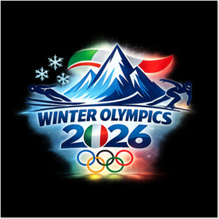 Winter Olympics 2026 Posters and Art