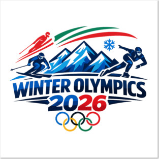 Winter Olympics 2026 Posters and Art